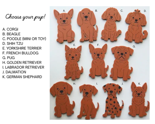 Custom Dog Breed Christmas Ornament – 25 Breeds Available!