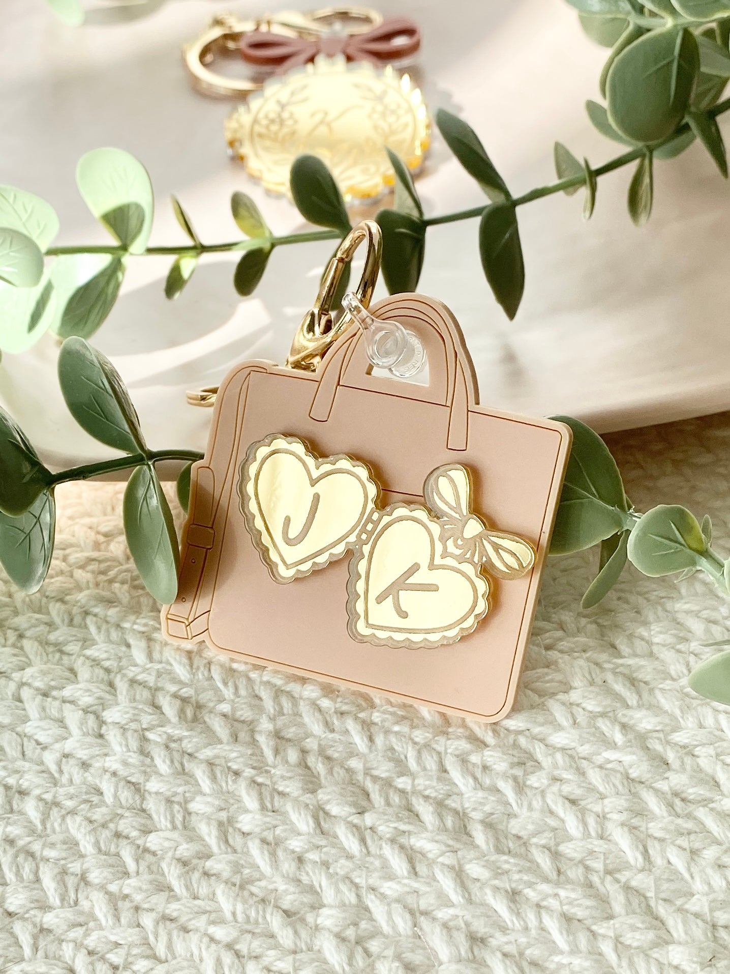 Personalized Purse Bag Charm | Keychain