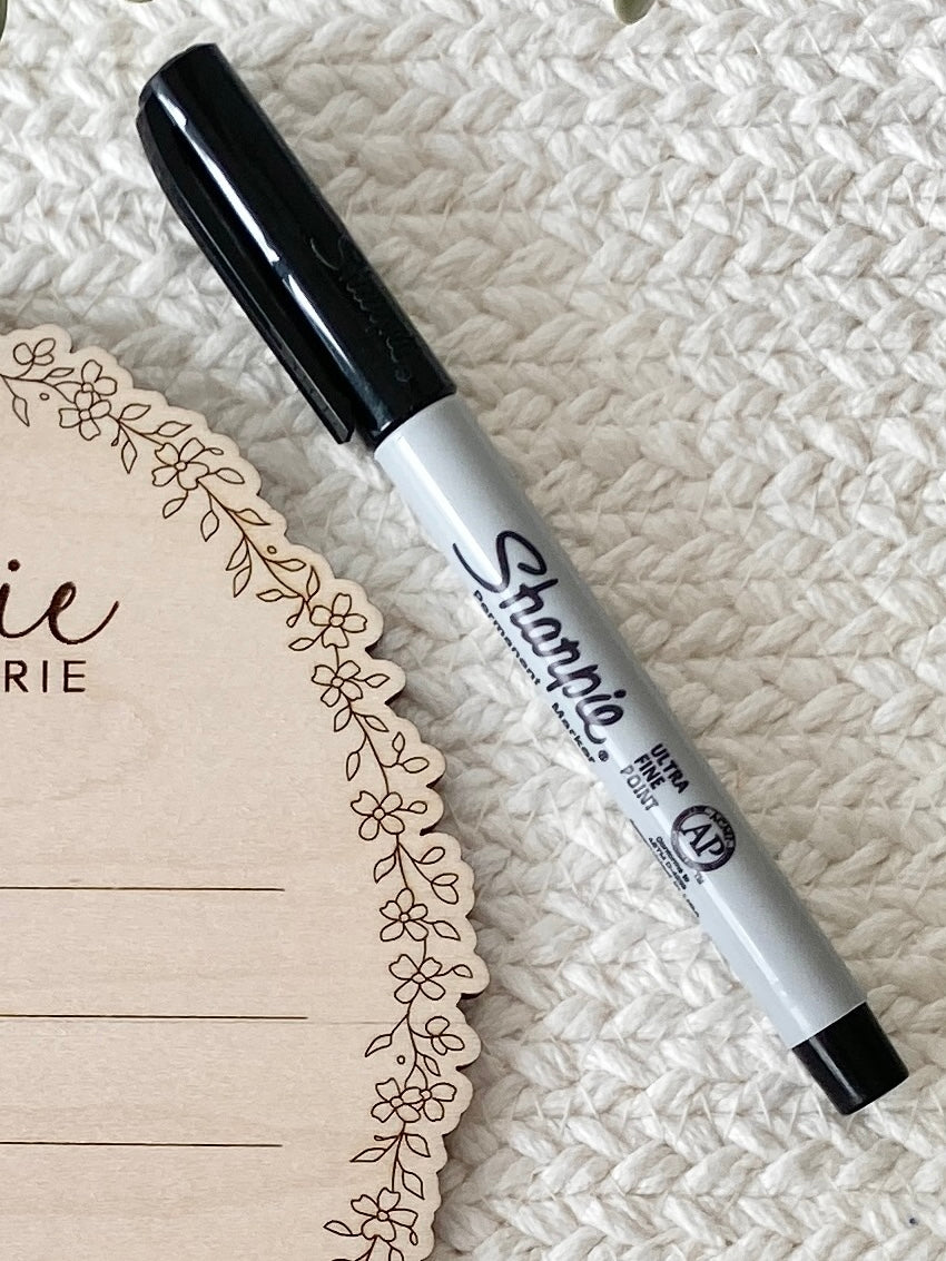 Hello World Plaid Birth Announcement Sign