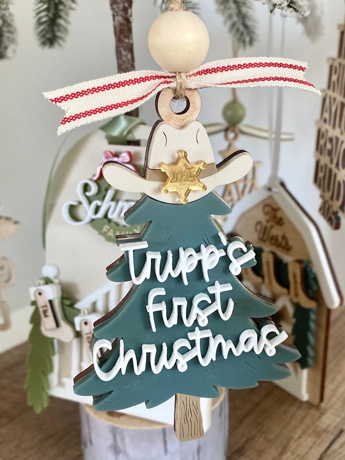 Lil' Cowpoke's First Christmas Ornament