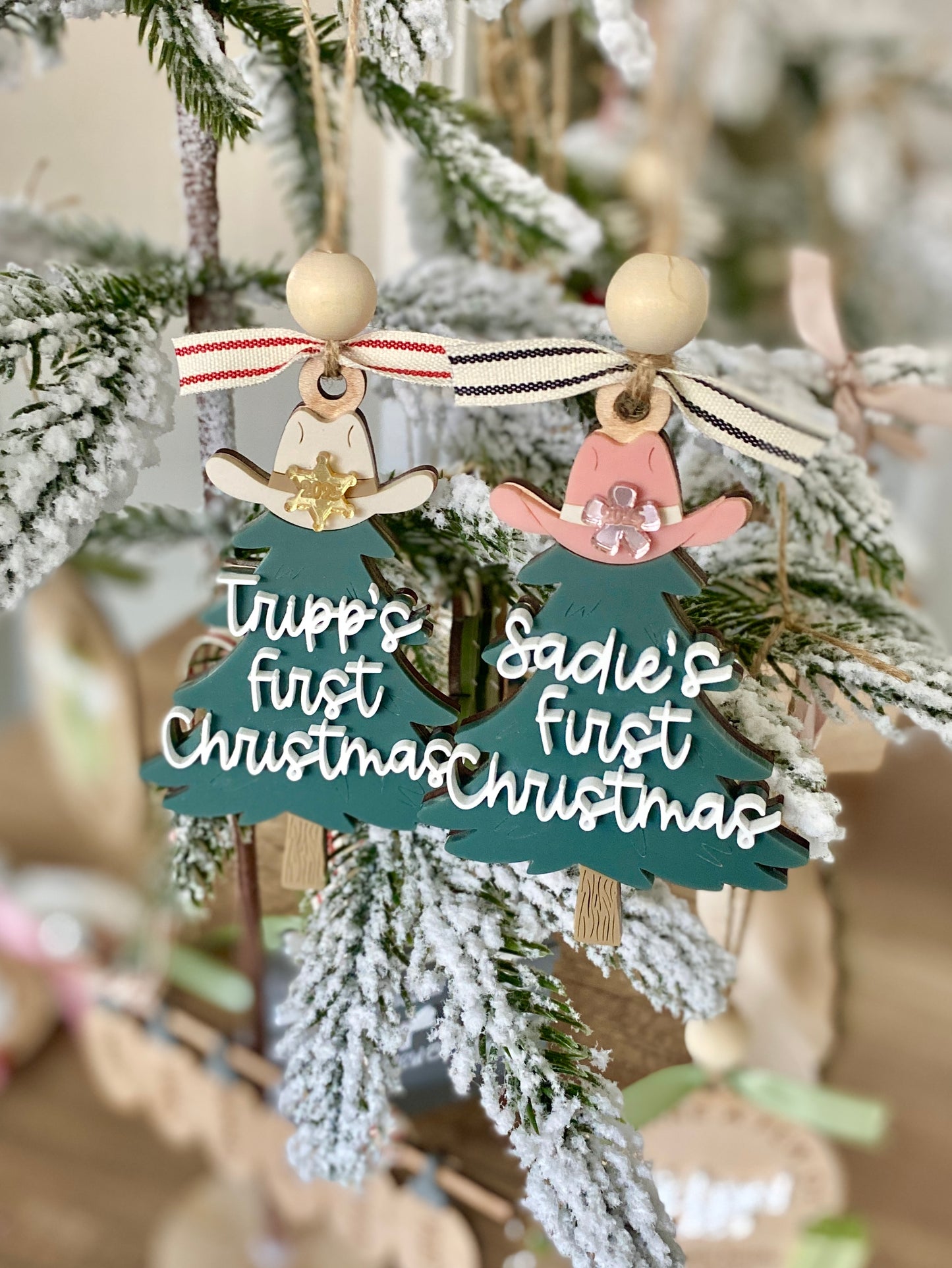 Lil' Cowpoke's First Christmas Ornament