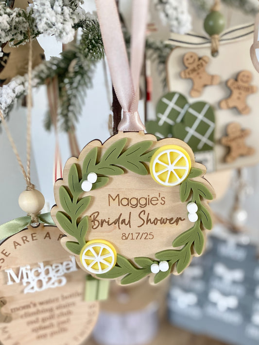 Citrus Holiday Wreath