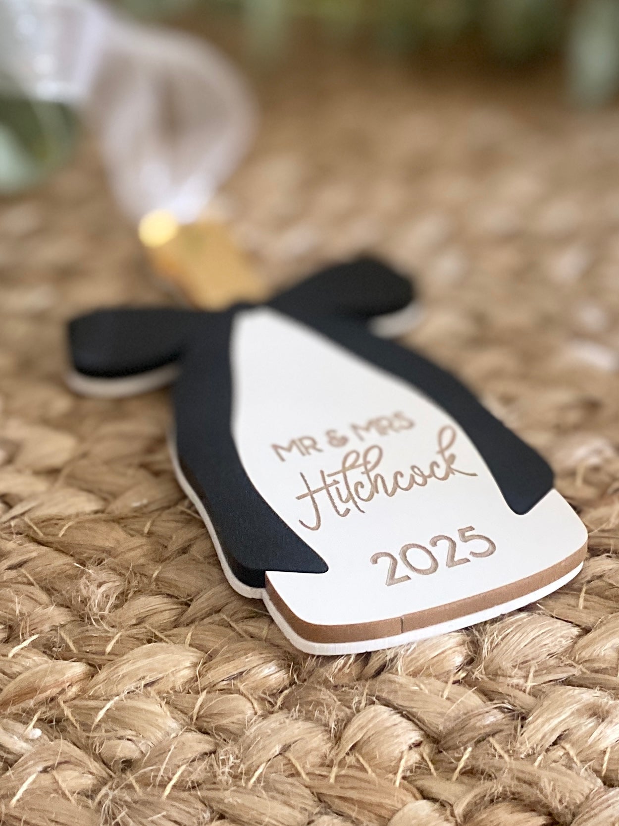 A Toast To Forever - First Christmas Ornament