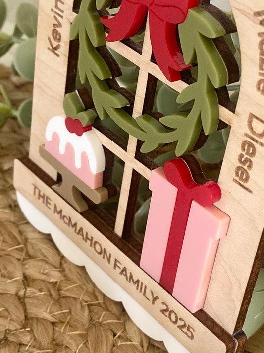 Christmas Window Keepsake Ornament