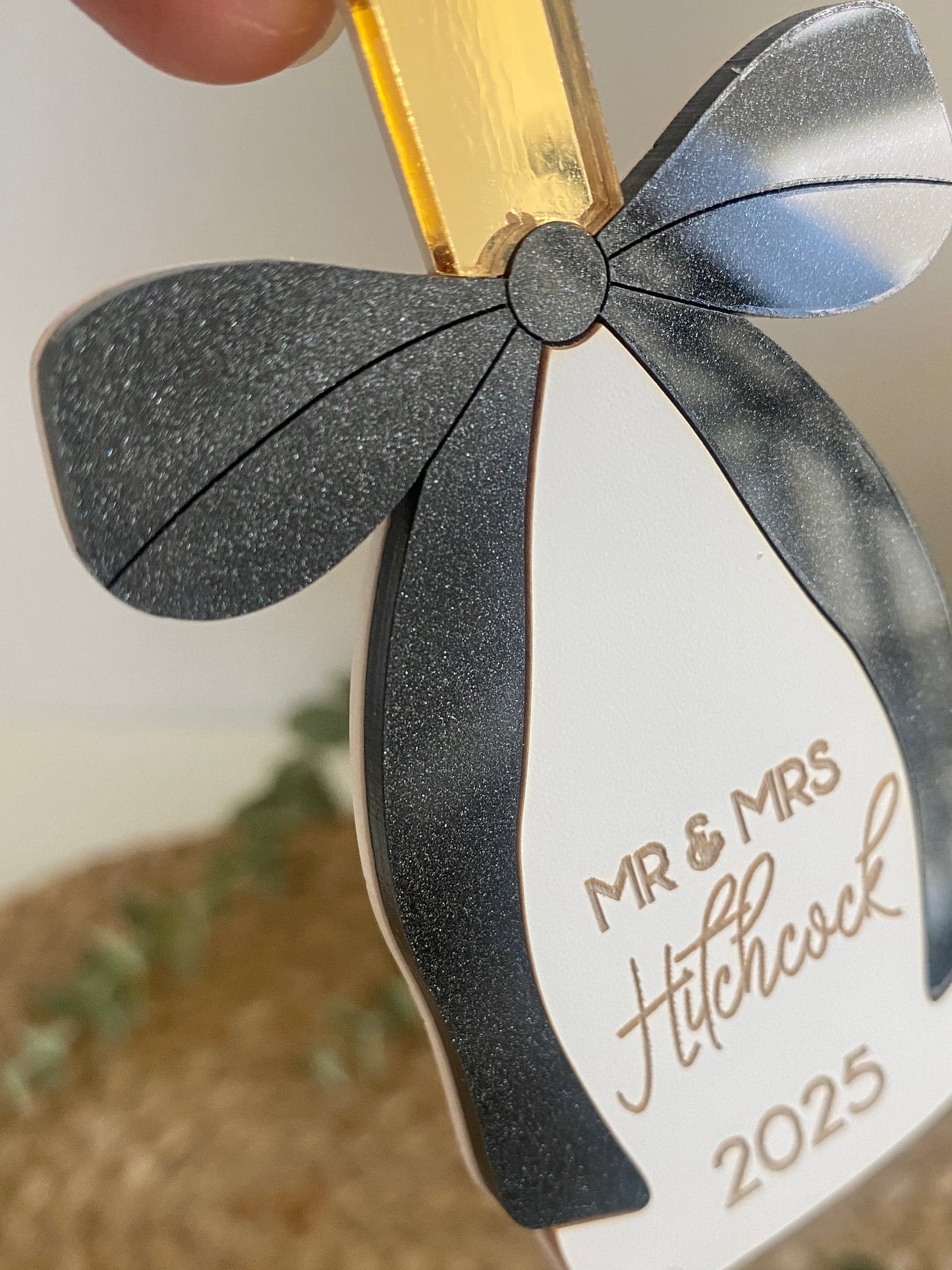 A Toast To Forever - First Christmas Ornament