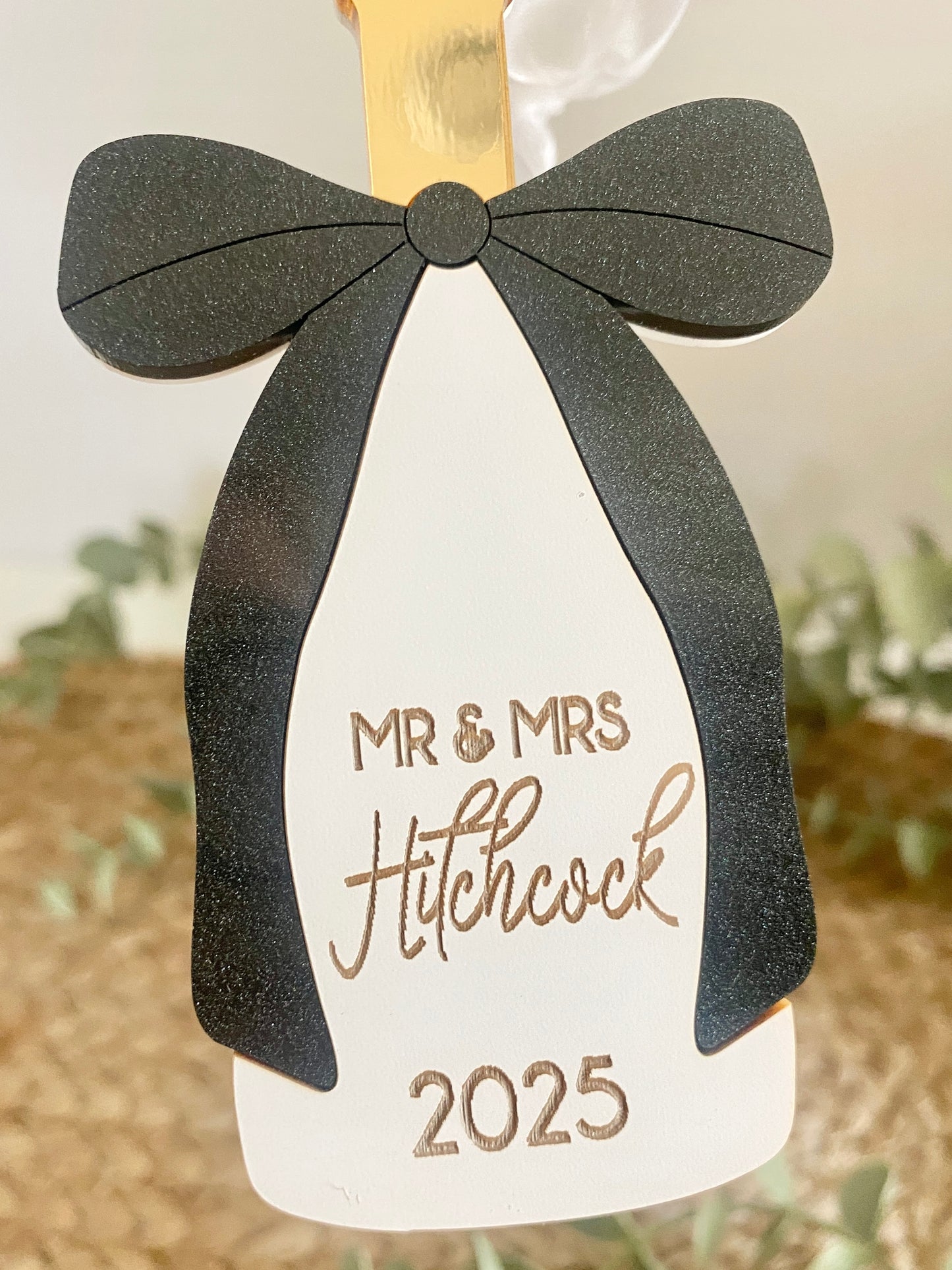 A Toast To Forever - First Christmas Ornament