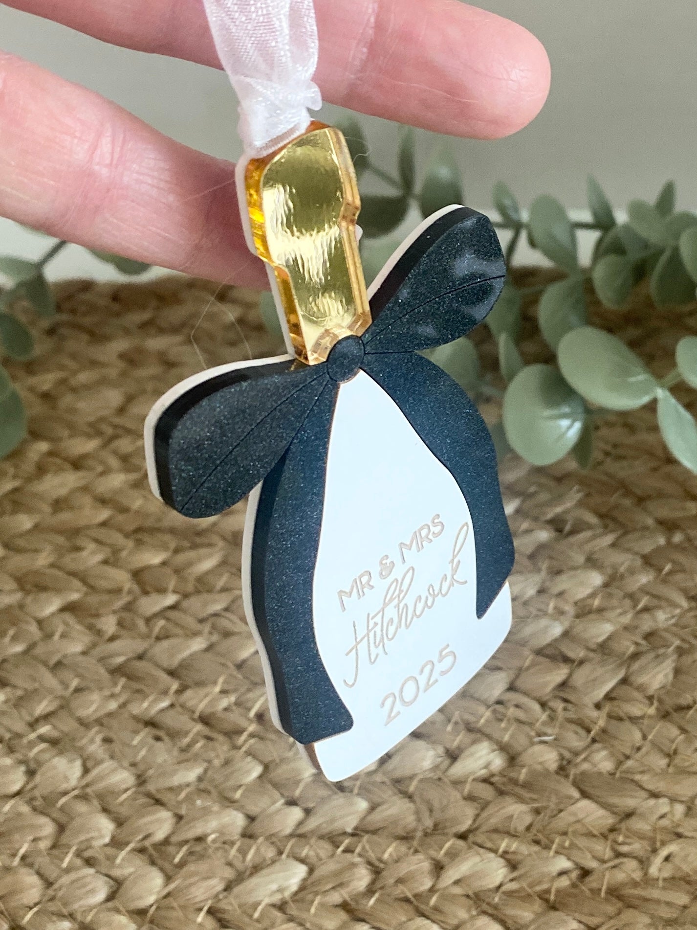 A Toast To Forever - First Christmas Ornament