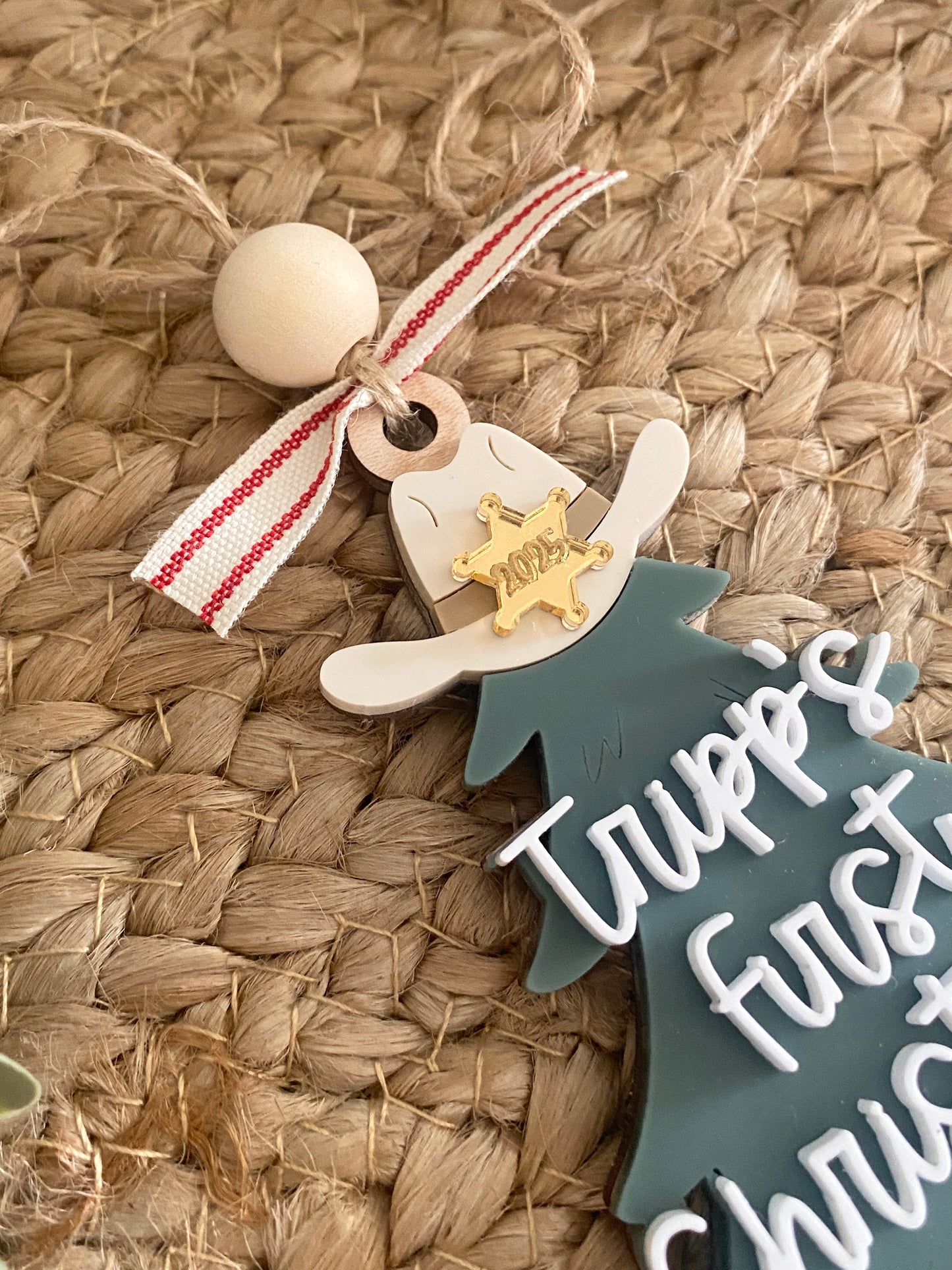 Lil' Cowpoke's First Christmas Ornament