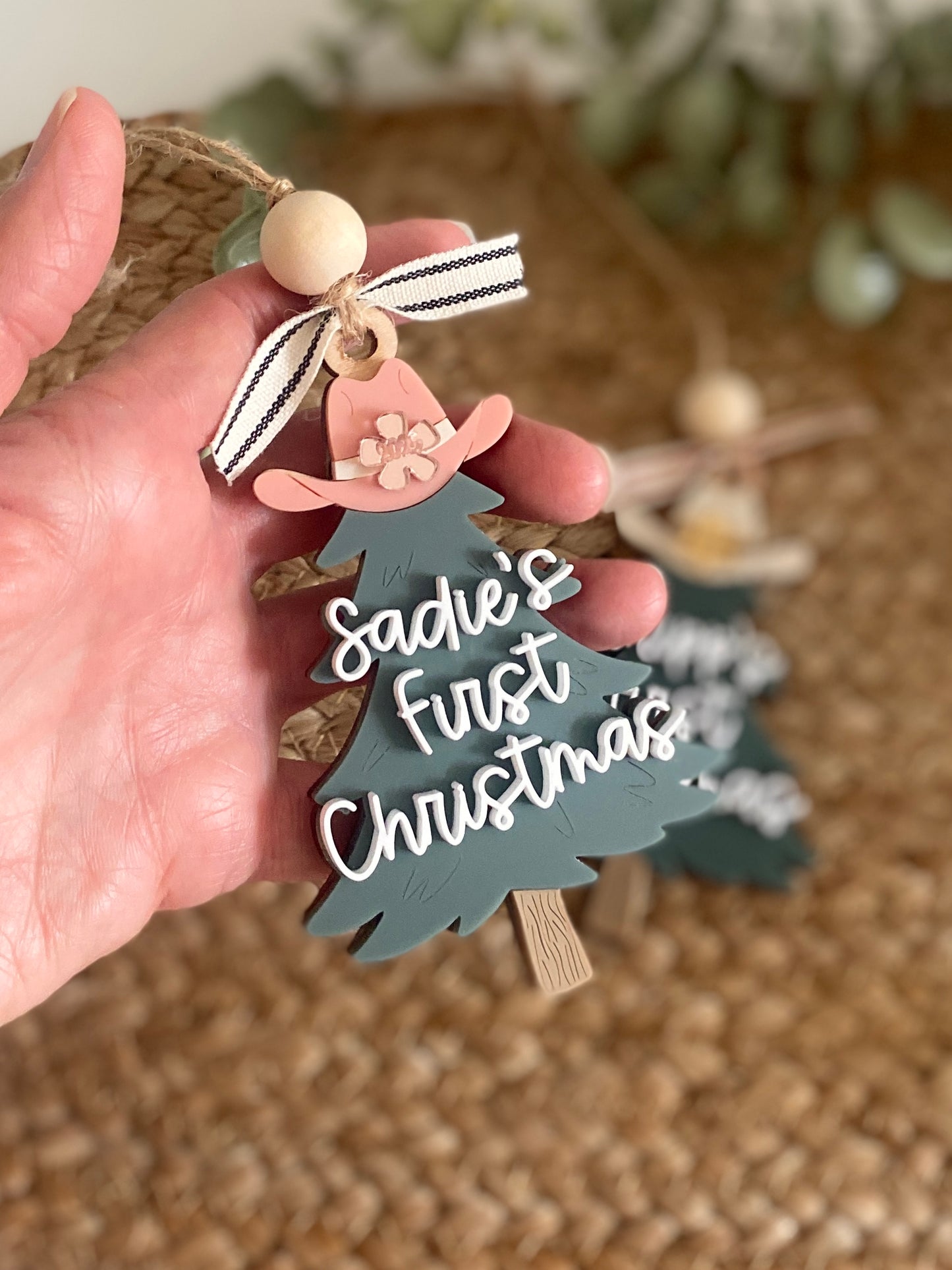 Lil' Cowpoke's First Christmas Ornament