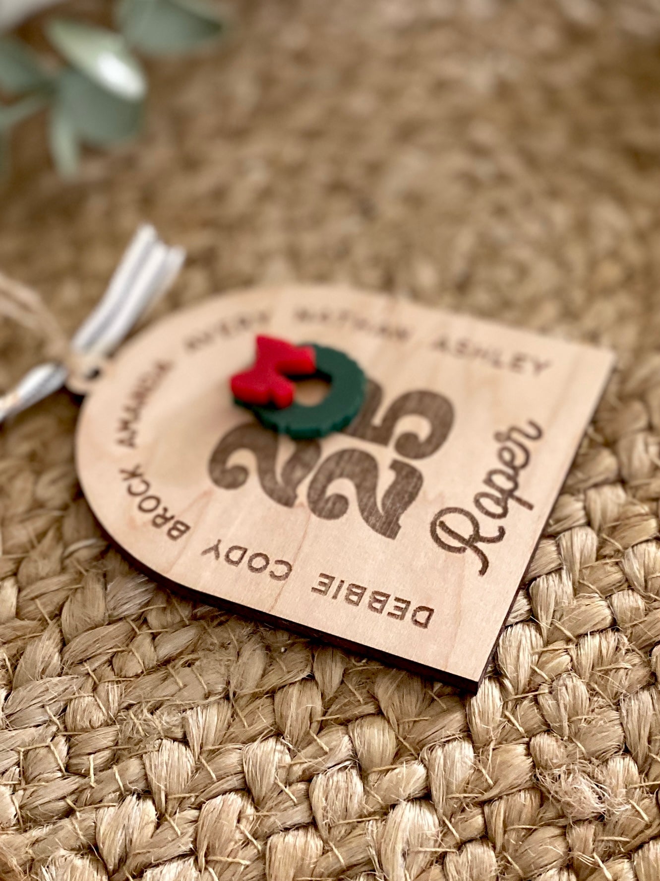 Arch Family Christmas Ornament