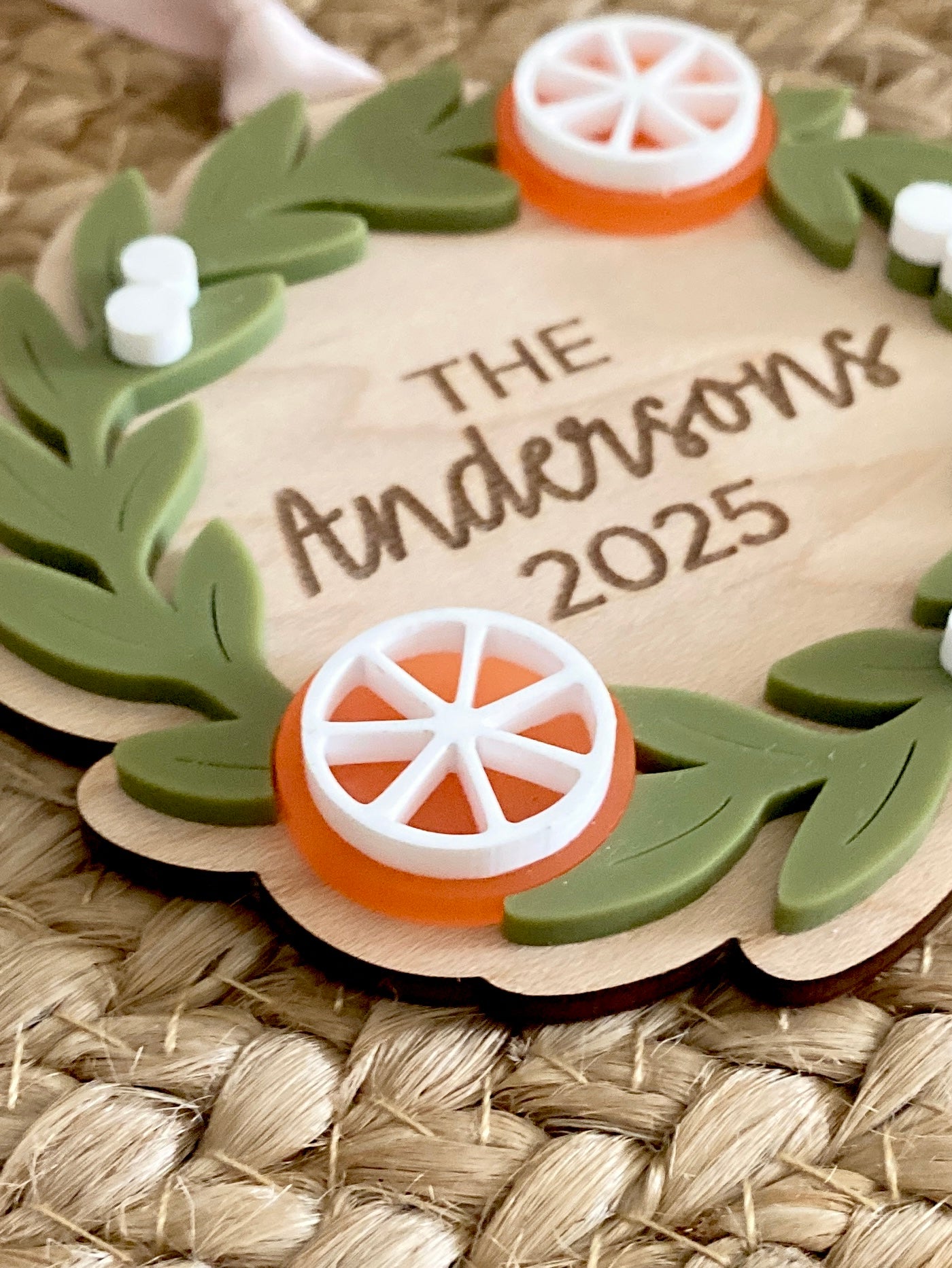 Citrus Holiday Wreath