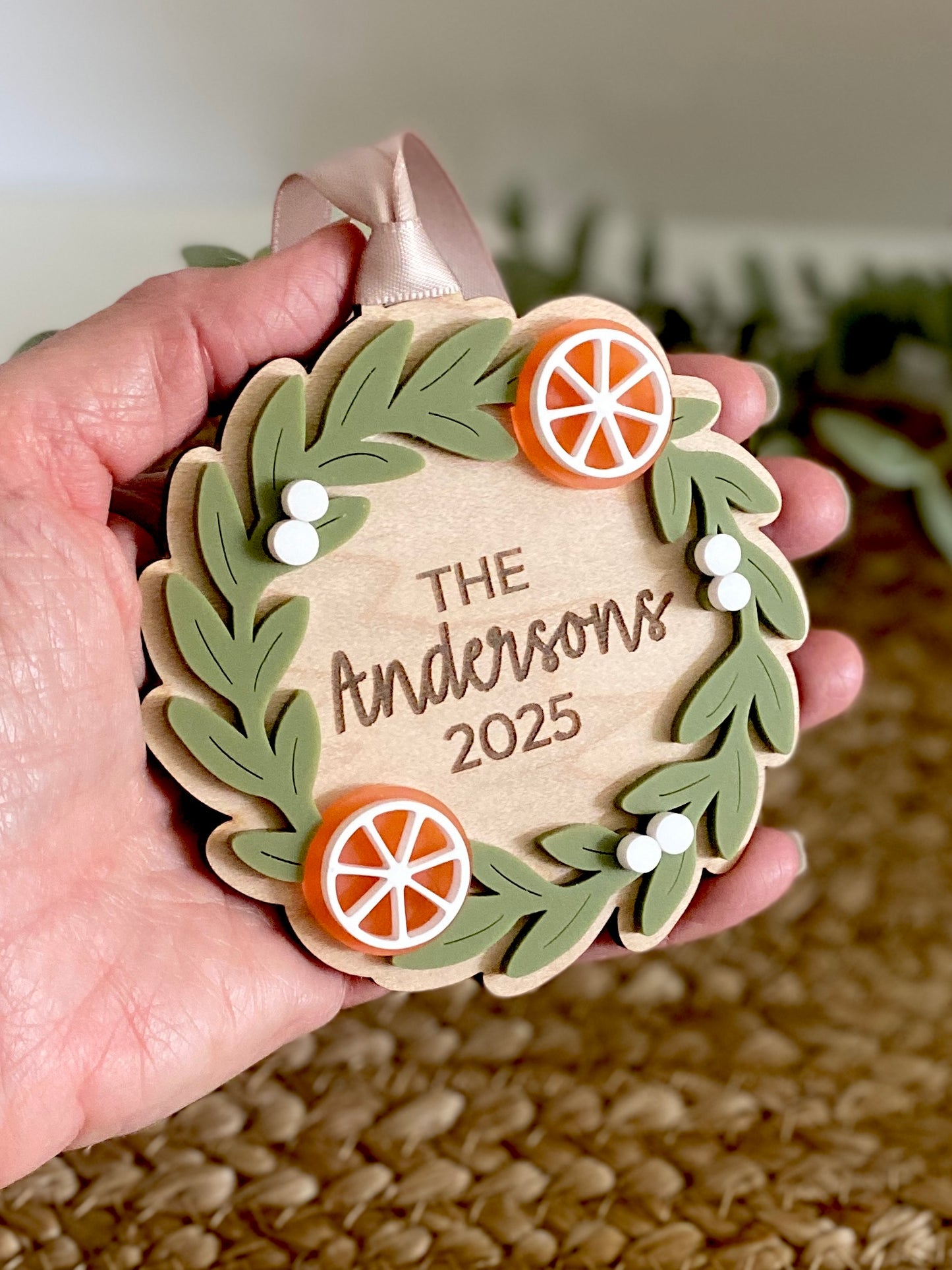 Citrus Holiday Wreath