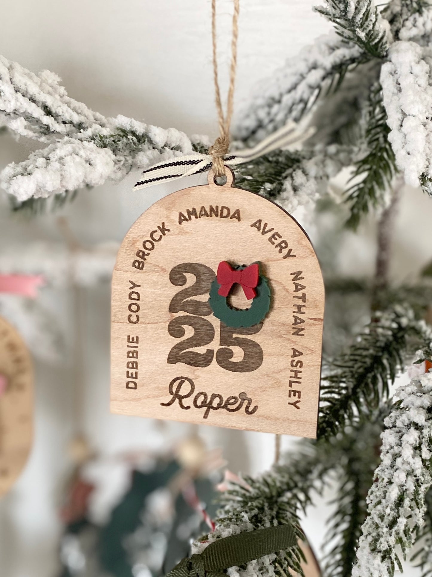 Arch Family Christmas Ornament