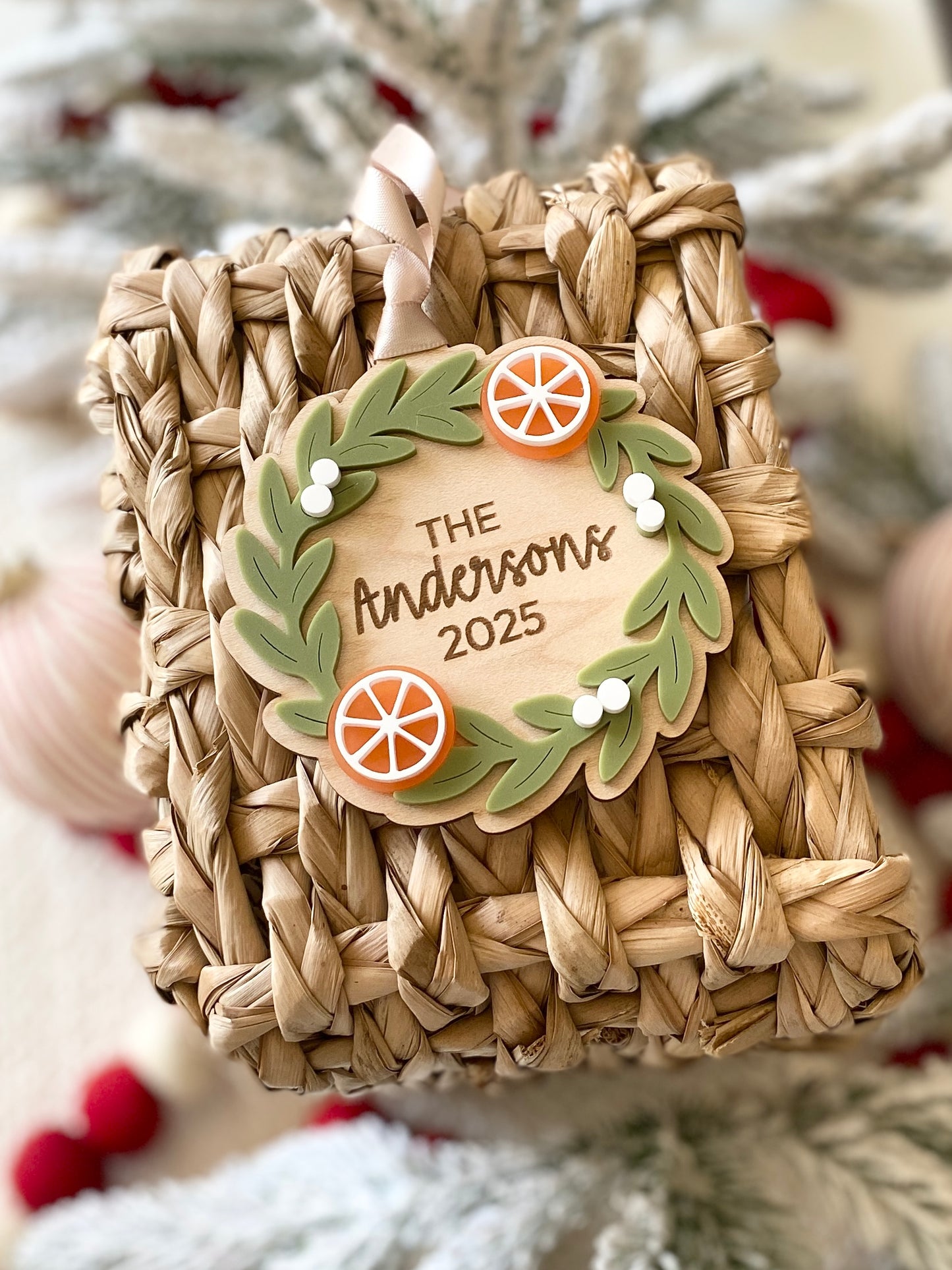 Citrus Holiday Wreath