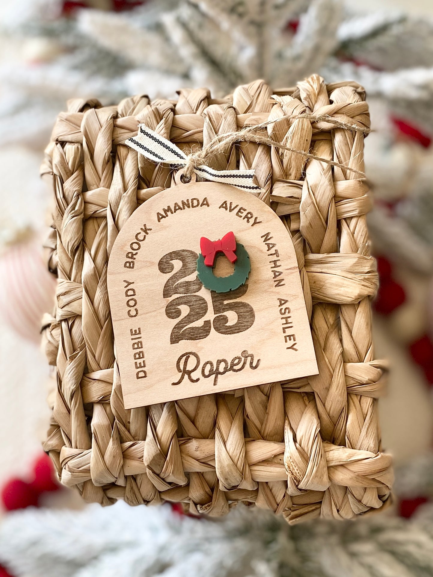 Arch Family Christmas Ornament