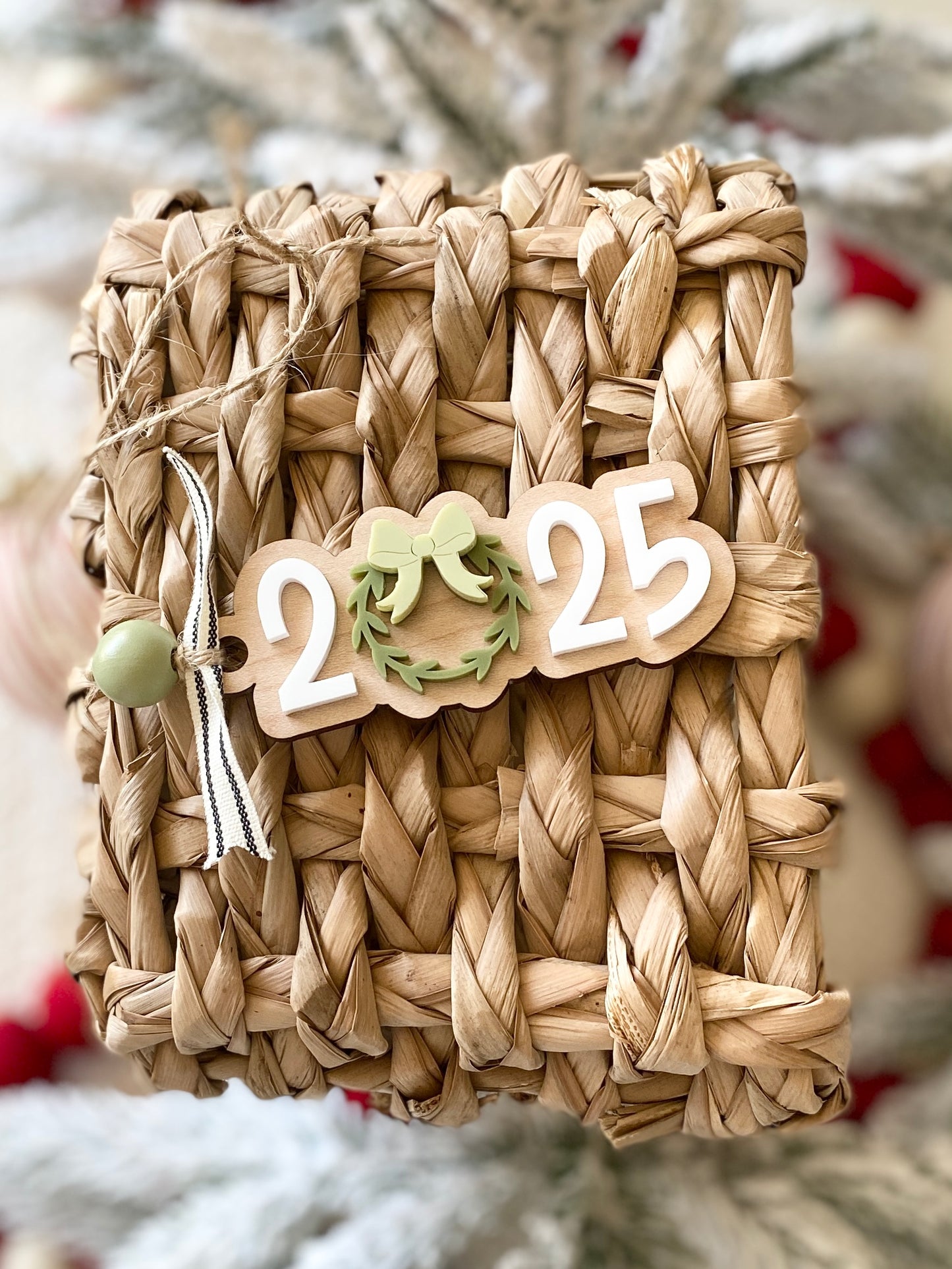 Wreath in Time: 2025 Keepsake Ornament & Gift Tag