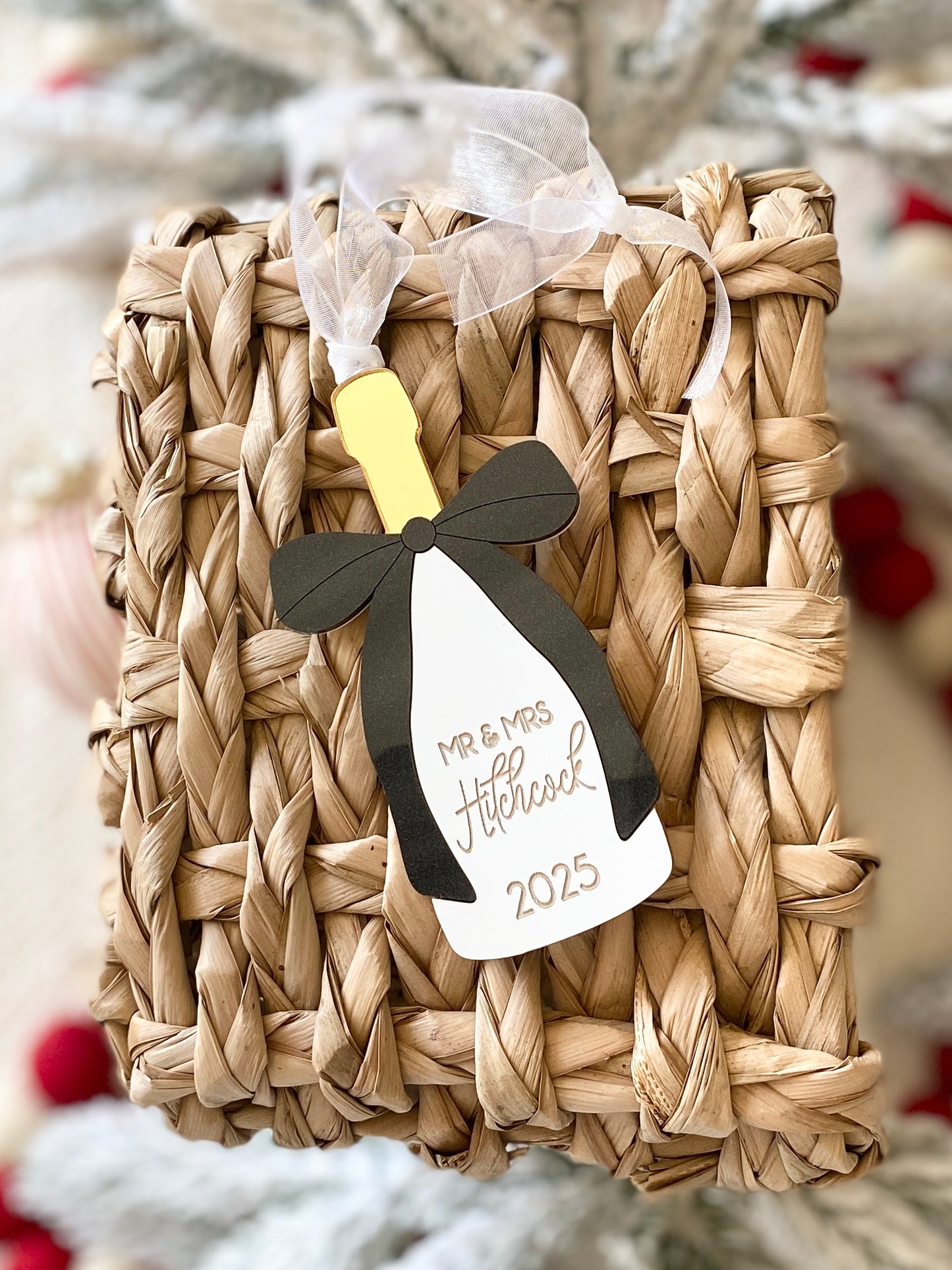 A Toast To Forever - First Christmas Ornament