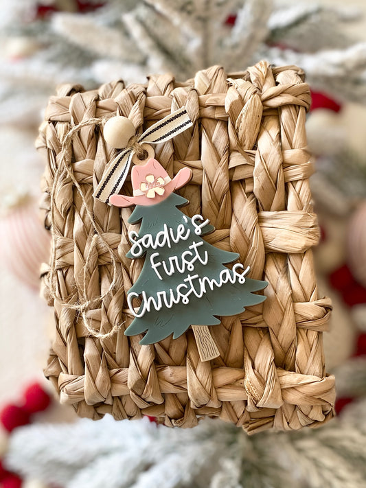 Lil' Cowpoke's First Christmas Ornament