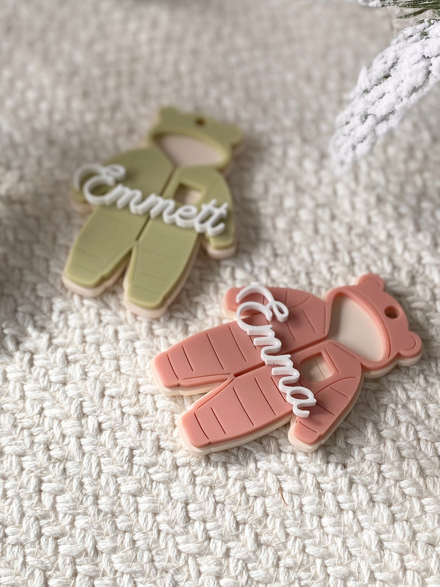 Baby Snowsuit Ornament/Bag Tag