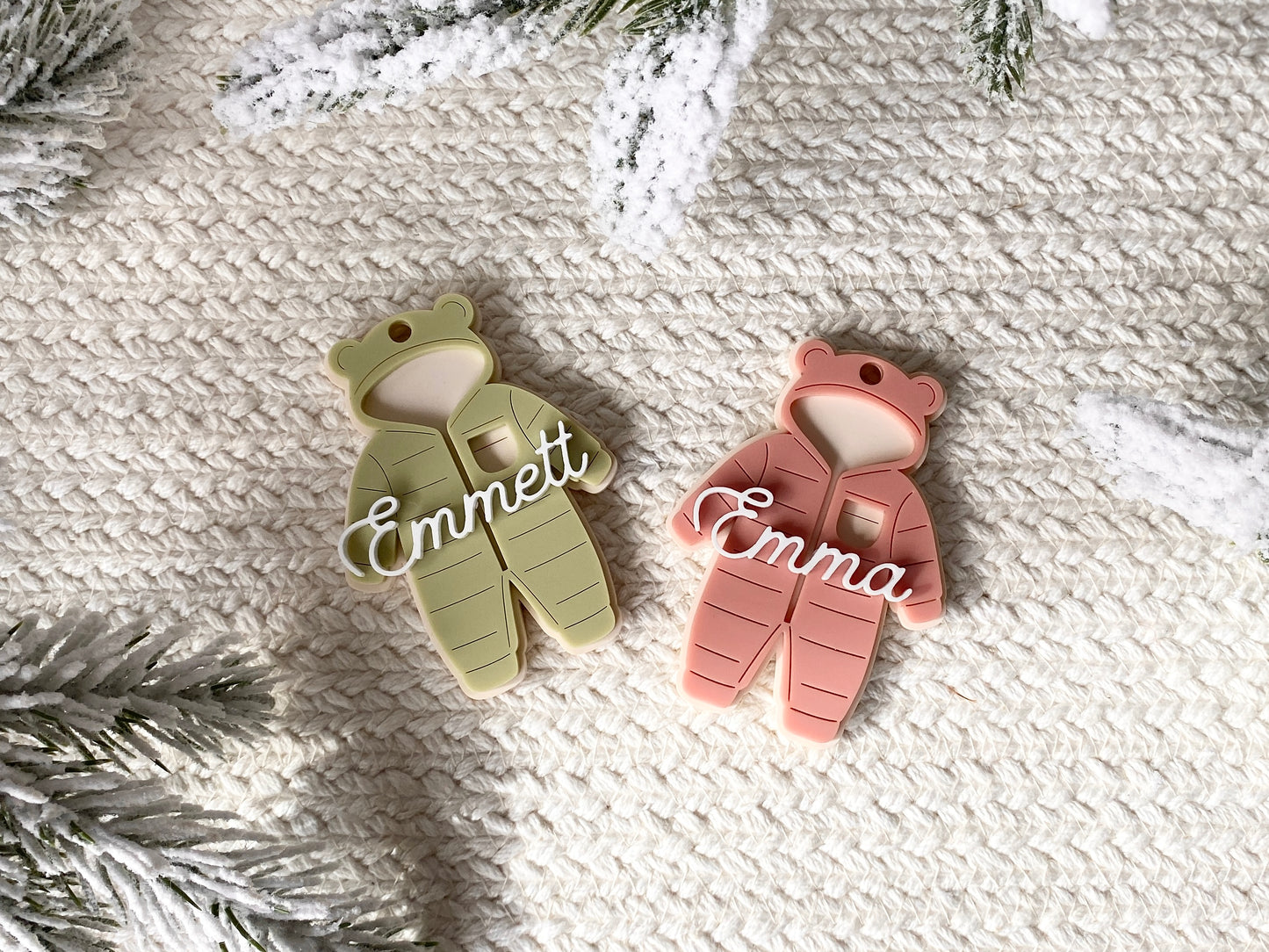 Baby Snowsuit Ornament/Bag Tag