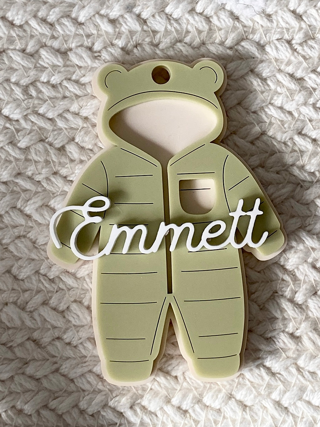 Baby Snowsuit Ornament/Bag Tag