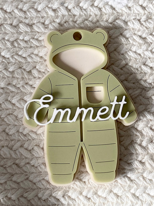 Baby Snowsuit Ornament / Bag Tag