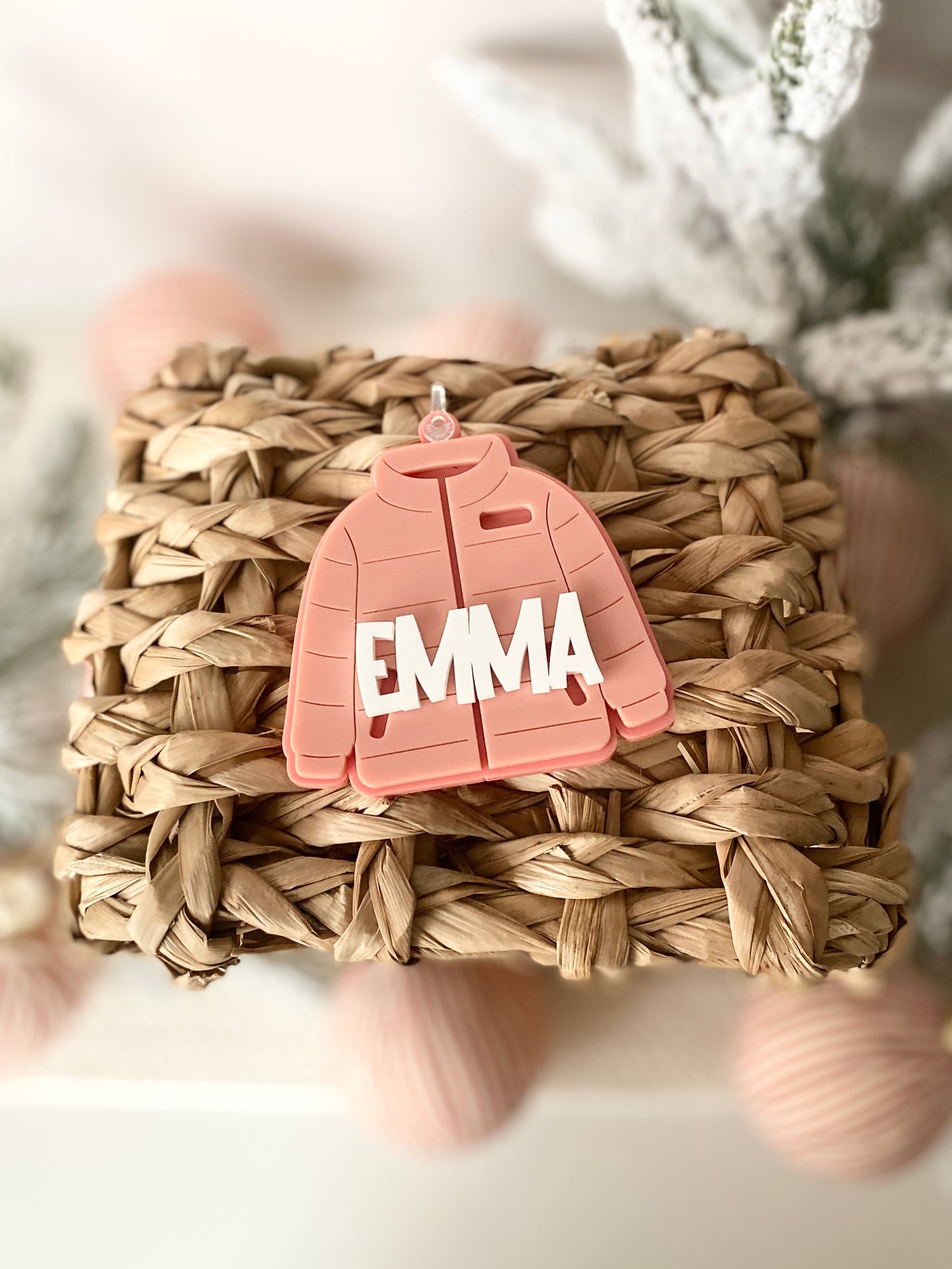 Bundle Up! Puffy Jacket Ornament/Bag Tag