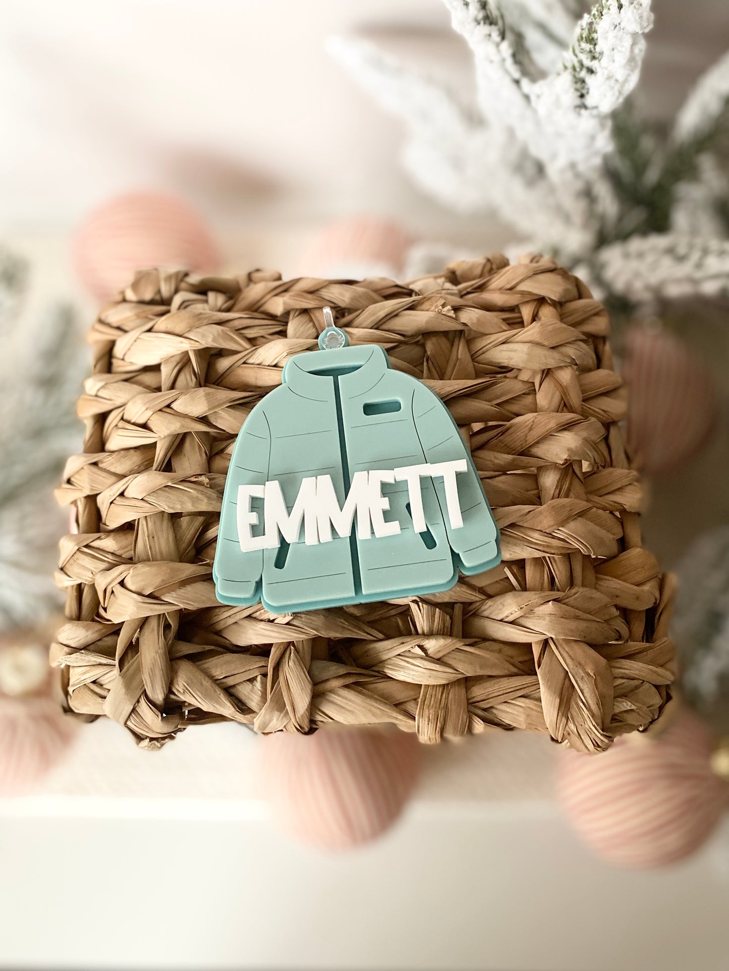 Bundle Up! Puffy Jacket Ornament/Bag Tag