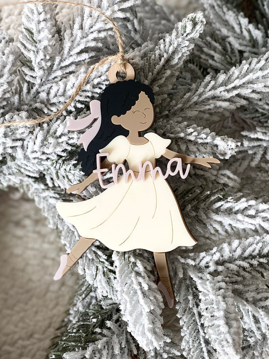 The Christmas Ballet β Personalized Dancer Ornament