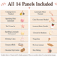 Interchangeable Bakery Play Menu Board - Starter Set| Pretend Play Bakery | Play Kitchen Decor | Personalized Playroom Sign | Montessori Inspired