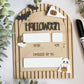 Personalized Halloween Costume Board | Kids Photo Prop | Dry Erase Halloween Sign | Yearly Keepsake | First Halloween