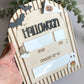 Personalized Halloween Costume Board | Kids Photo Prop | Dry Erase Halloween Sign | Yearly Keepsake | First Halloween
