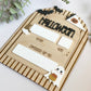 Personalized Halloween Costume Board | Kids Photo Prop | Dry Erase Halloween Sign | Yearly Keepsake | First Halloween