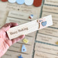 Interchangeable Bakery Play Menu Board - Starter Set| Pretend Play Bakery | Play Kitchen Decor | Personalized Playroom Sign | Montessori Inspired