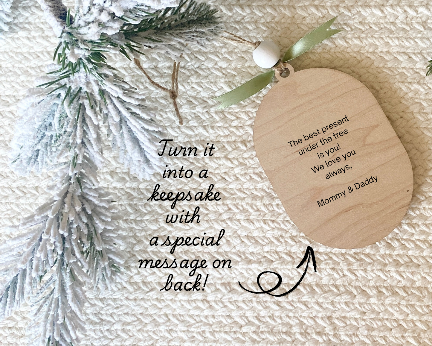 Little Tree & Me First Christmas Ornament