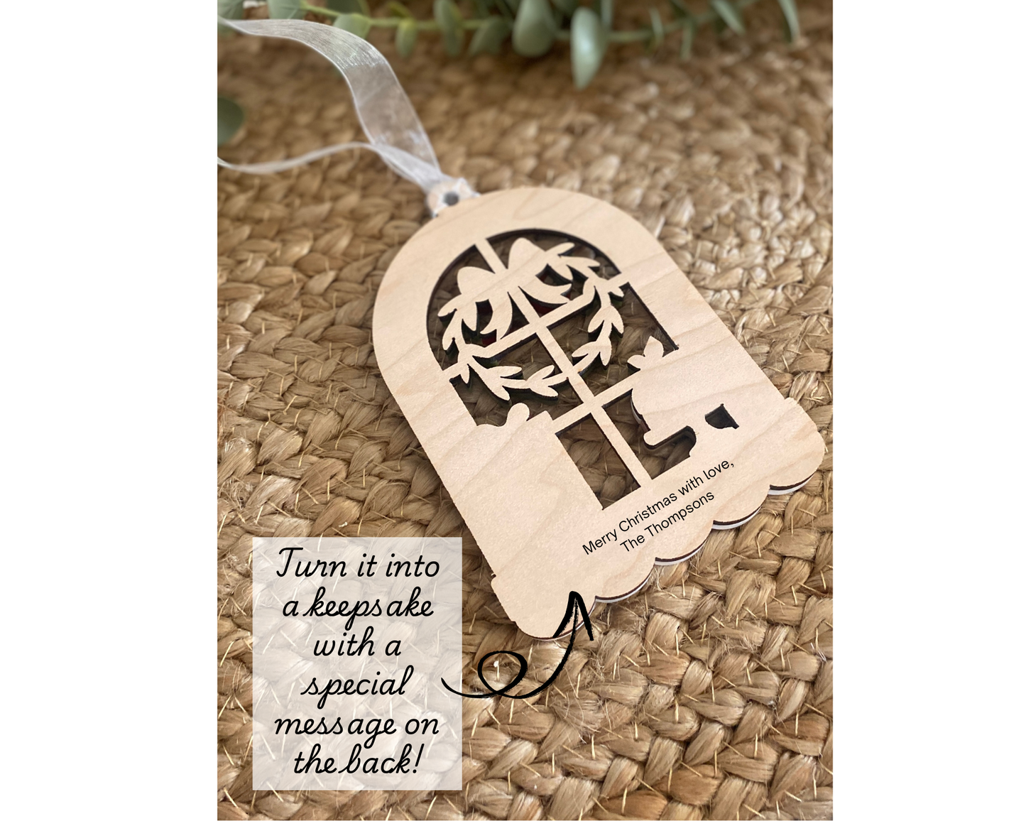 Christmas Window Keepsake Ornament