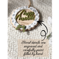 Merry & Married Floral Wreath Ornament