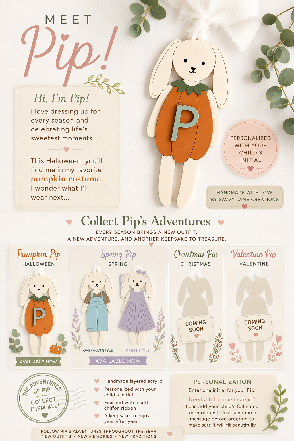 Personalized Boo Bag Tag | Halloween Name Tag | Trick or Treat Basket Tag
