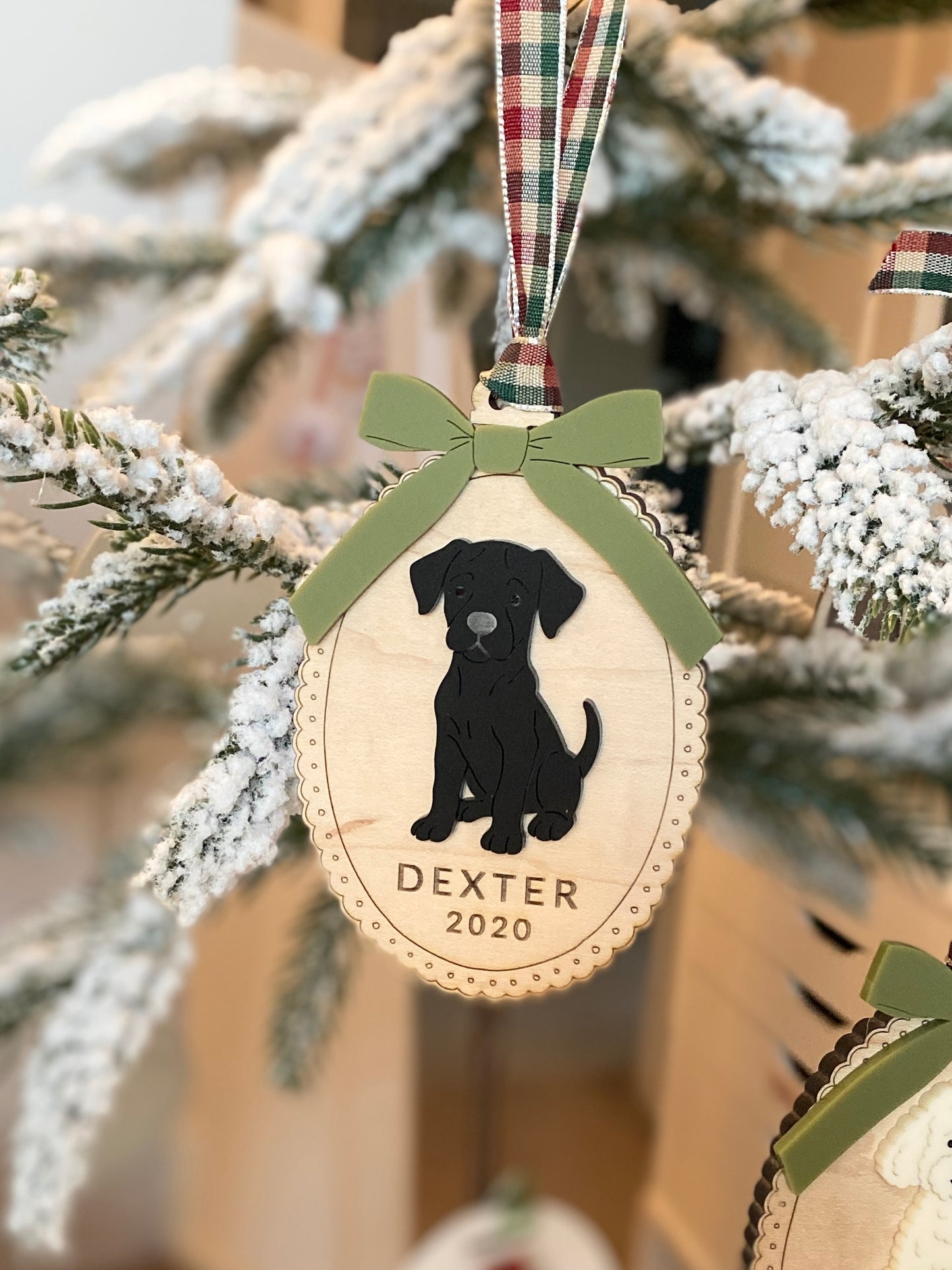 Custom Dog Breed Christmas Ornament – 25 Breeds Available!