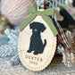 Custom Dog Breed Christmas Ornament – 25 Breeds Available!