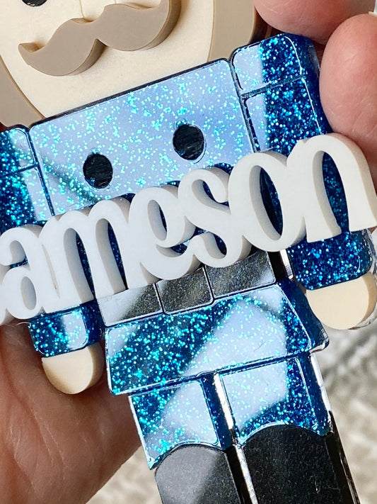 Personalized Nutcracker Christmas Ornament – Custom Name Keepsake