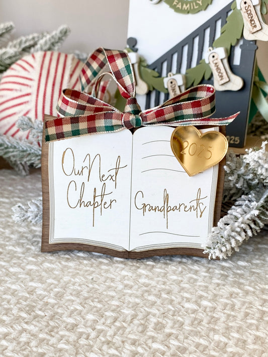Our Next Chapter – Grandparents Keepsake Ornament