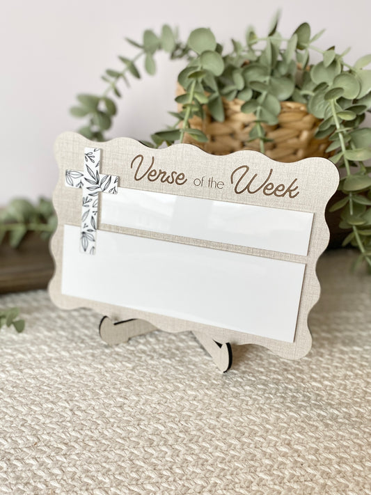 Verse of the Week Dry Erase Display