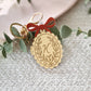 Personalized Oval Initial Bag Charm