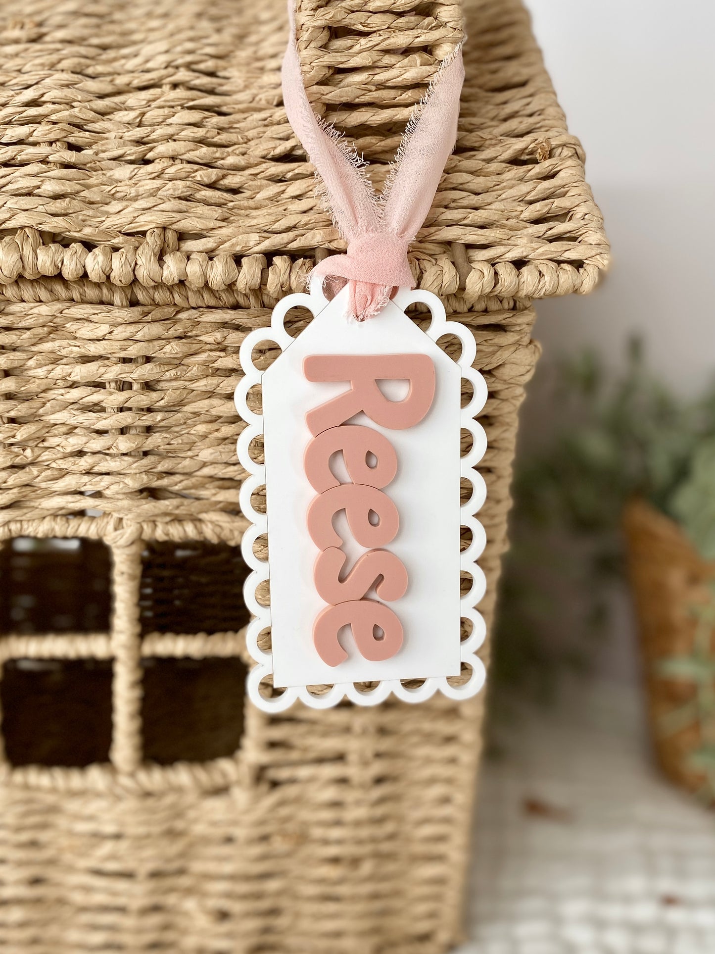Personalized Scallop Tag – Gift Tag