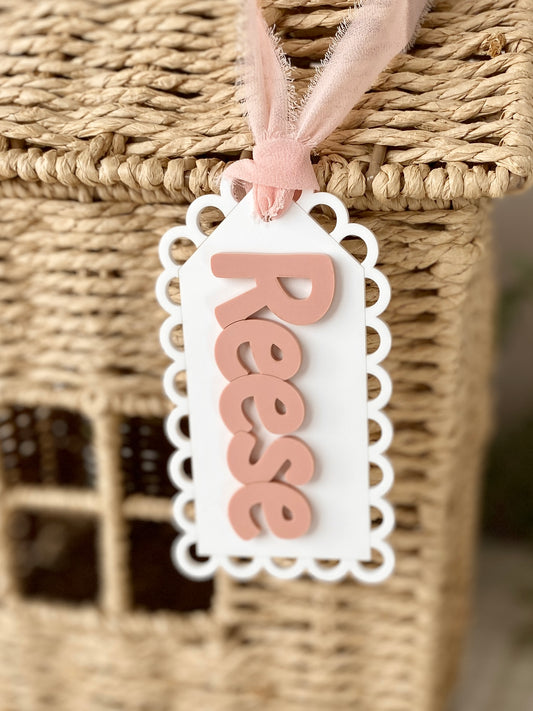 Personalized Scallop Tag – Gift Tag