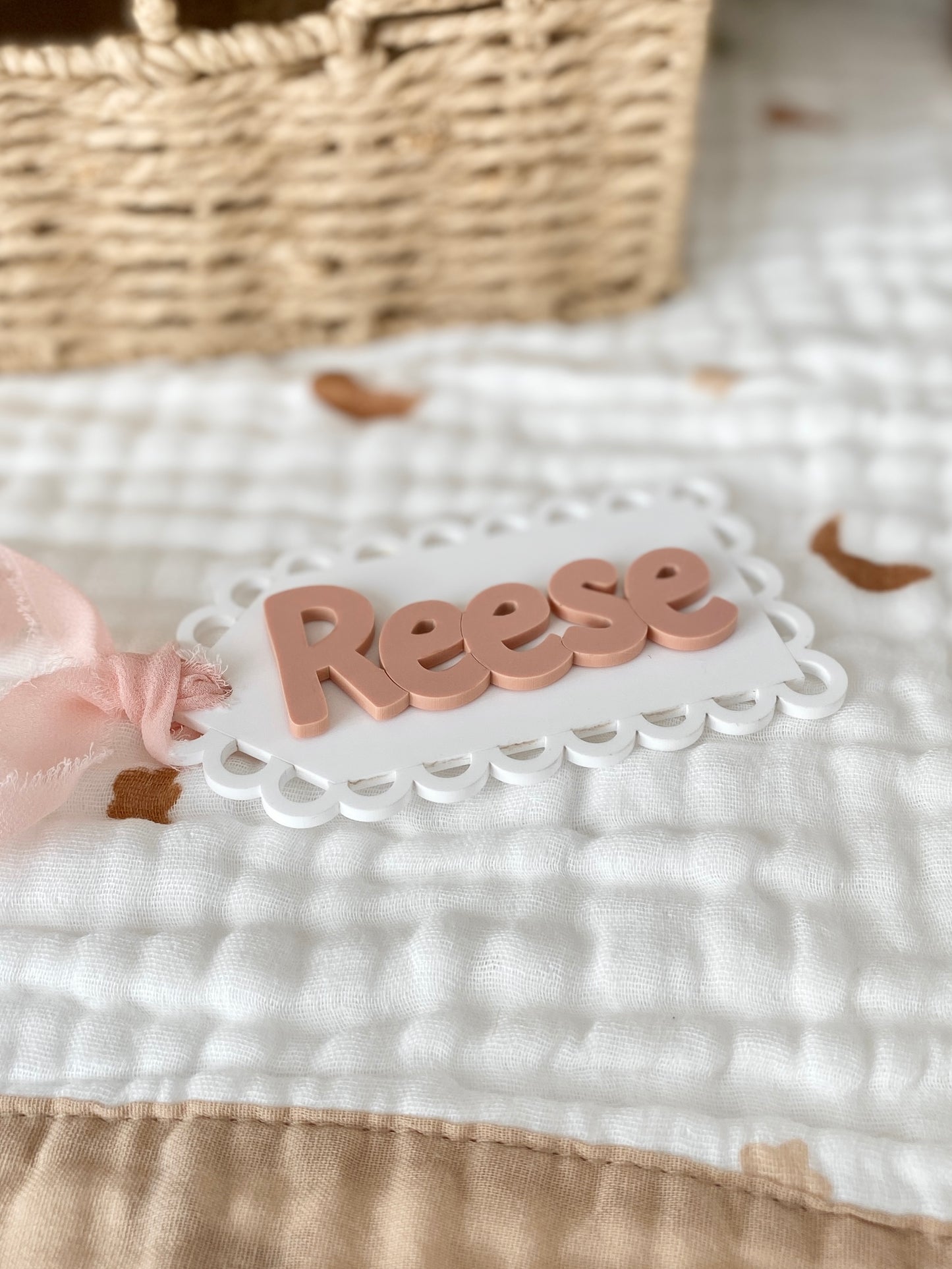 Personalized Scallop Tag – Gift Tag