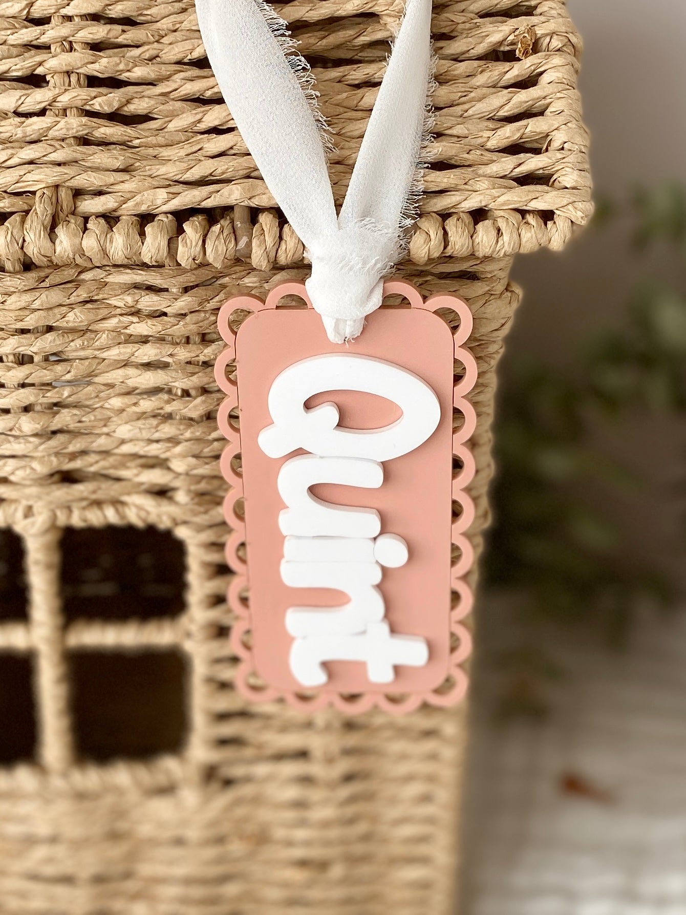 Personalized Scallop Tag – Rounded Rectangle