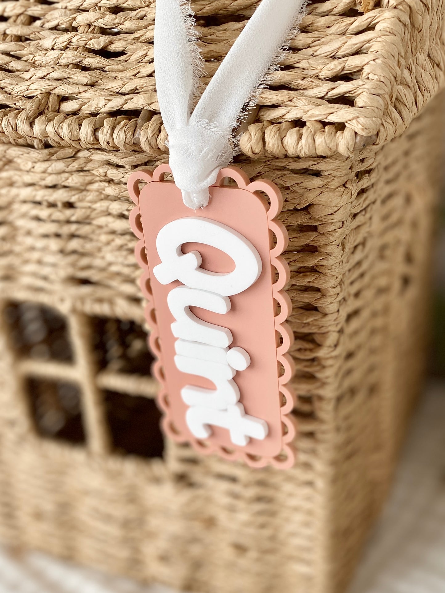 Personalized Scallop Tag – Rounded Rectangle
