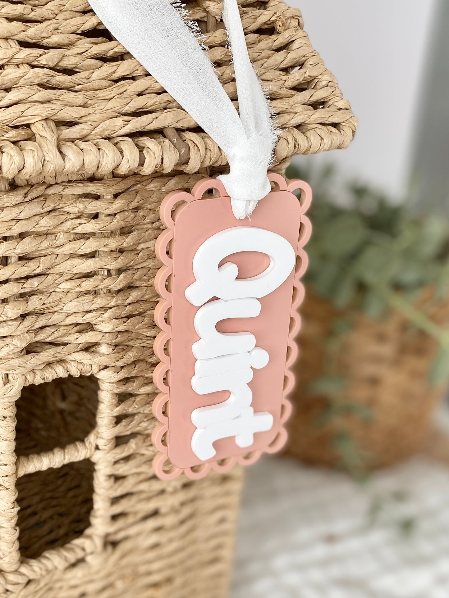 Personalized Scallop Tag – Rounded Rectangle
